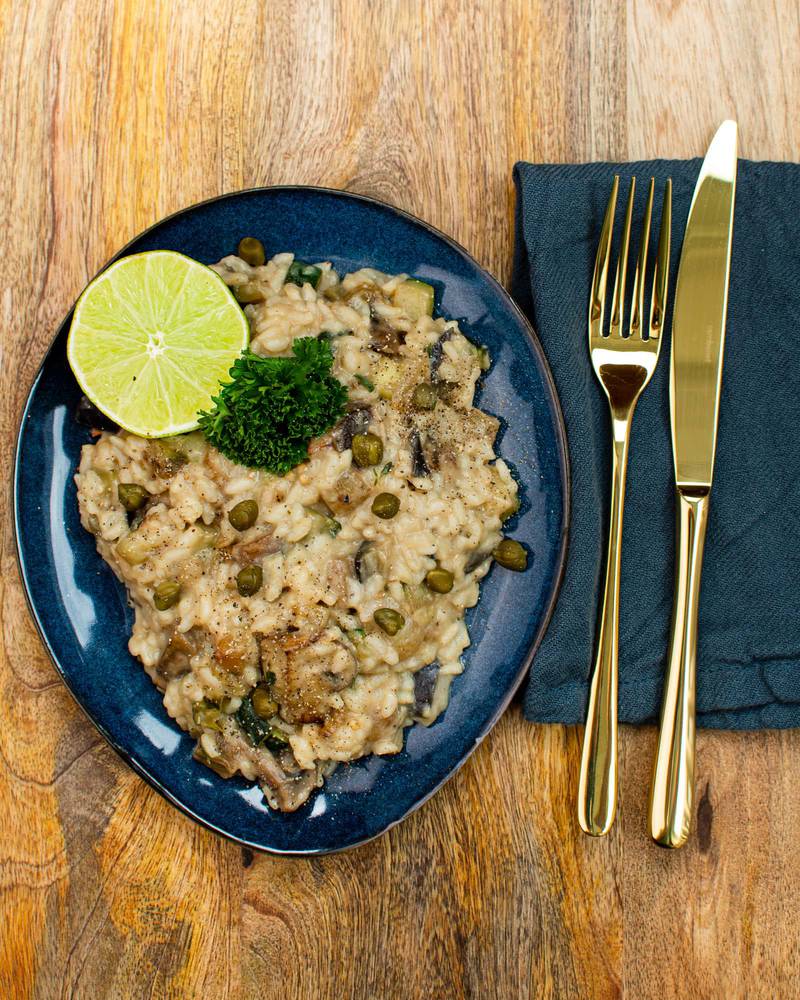 creamy vegan risotto